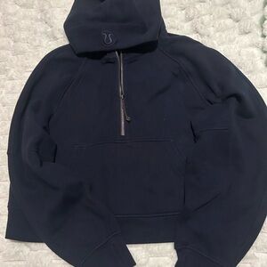 lululemon athletica Navy Zip-Up Sweater